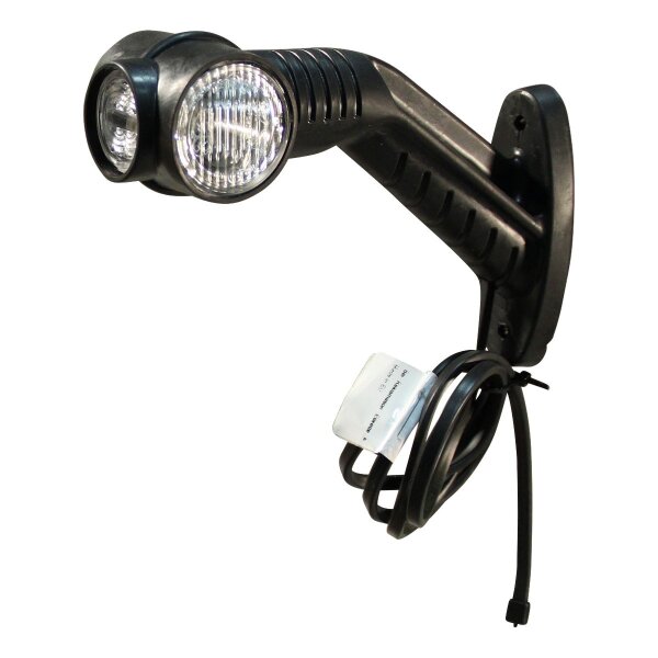 Aspöck Umrissleuchte Superpoint III LED links rot / weiß / orange DC kabel 860mm