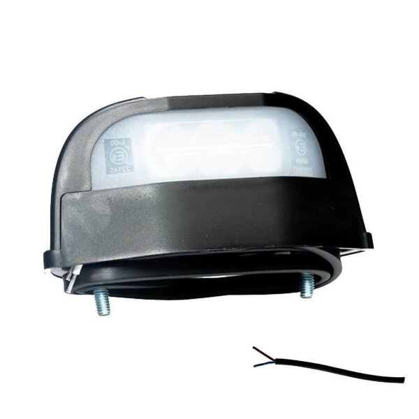 Fristom Kennzeichenleuchte LED 12/24v 112,3 x 57 x 97mm 50cm Kabel 45 of 72mm  CE, ECE-R10 / R4