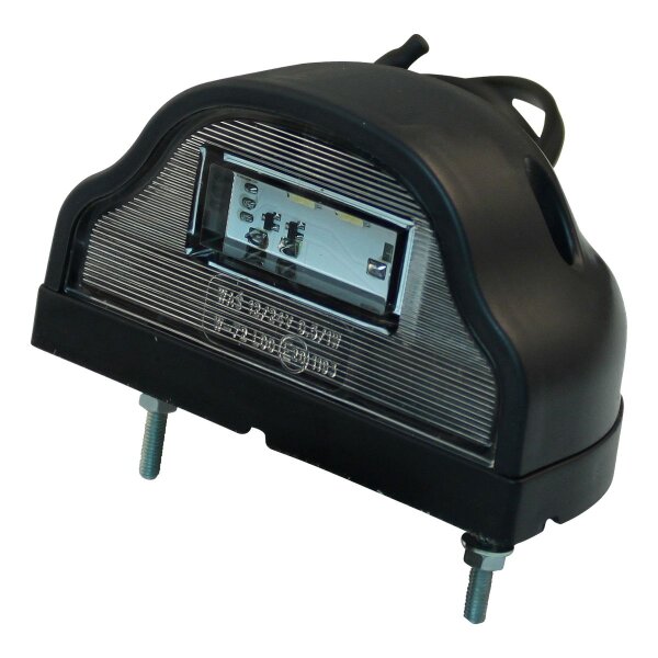 WAS Kennzeichenleuchte LED 408 , DC Kabel 500mm , 2x 0,75mm²