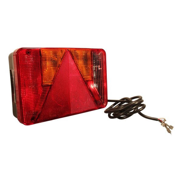 Radex Rückleuchte Serie 5800 rechts mit Rückfahrscheinwerfer mit Kabel 1500mm mit Flachstecker