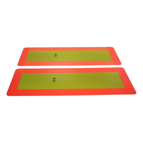 Novio Markierungs Schild Anhänger >3500kg 197mm x 566mm gelbe mit roter Rand 2x sticker
