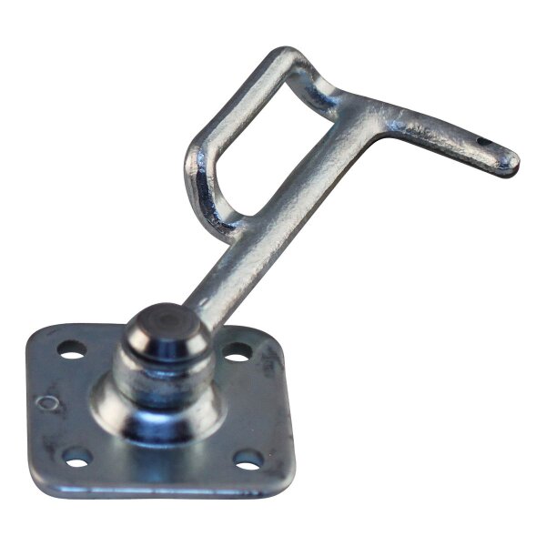 Novio Buegelverschluss nr. 0 links glanz verzinkt 60x60mm