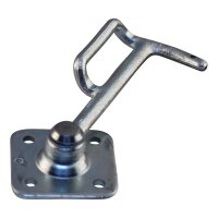 Novio Buegelverschluss nr. 0 links glanz verzinkt 60x60mm