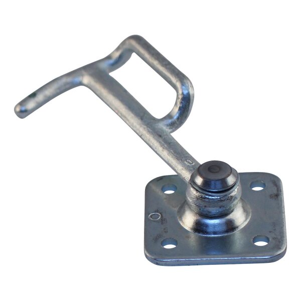 Novio Buegelverschluss nr. 0 rechts glanz verzinkt 60x60mm