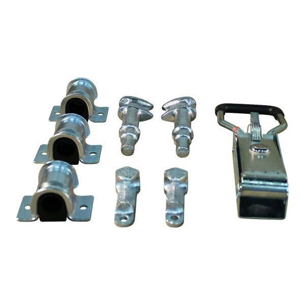 Novio Drehstangenverschluss links und rechts anwendbar glanz verzinkt für Rohr Ø22