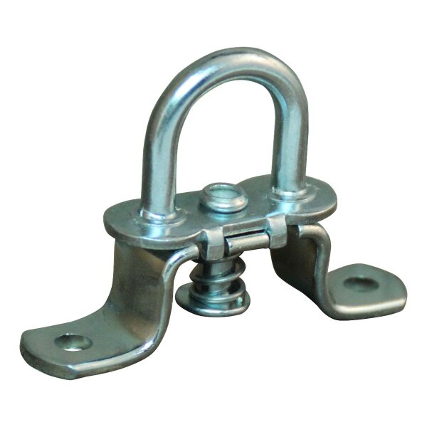 TXP:360 Drehriegel mit Edelstahl Feder glanz verzinkt für öse 42x22mm