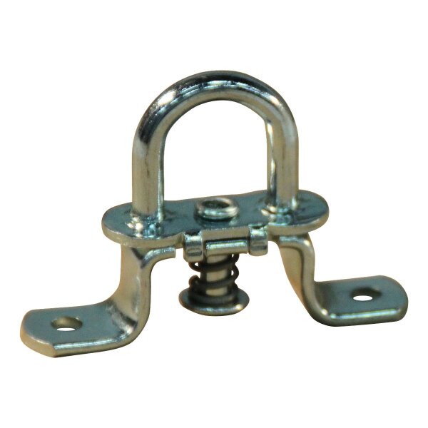 TXP:360 Drehriegel TIR mit Edelstahl Feder glanz verzinkt für öse 42x22mm