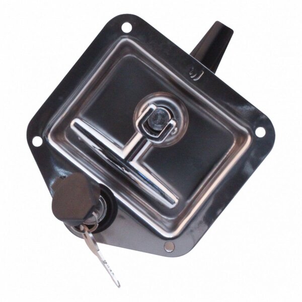 Novio Kofferschloss Edelstahl mit Gummidichtung