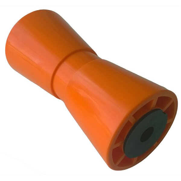 Knott Kielrolle PVC Hellrotorange RAL 2008 Ø90mm 194mm Ø17mm