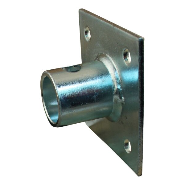 Simol Montageplatte Stützfuss/-Rad schraubbarer glanz verzinkt