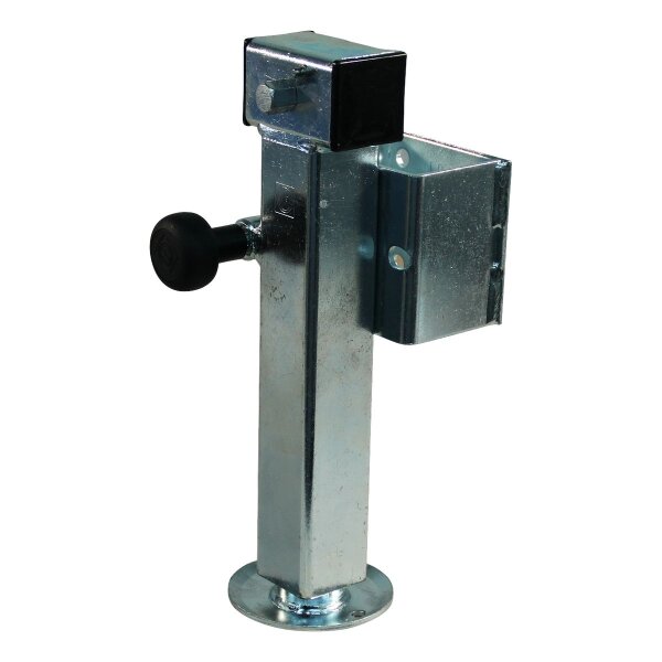 Winterhoff Stützfuss klappverrieglung SF60-D85-mit Sechskant SW19 und Adapter ⧄60mm 1300kg glanz verzinkt 240mm 415mm