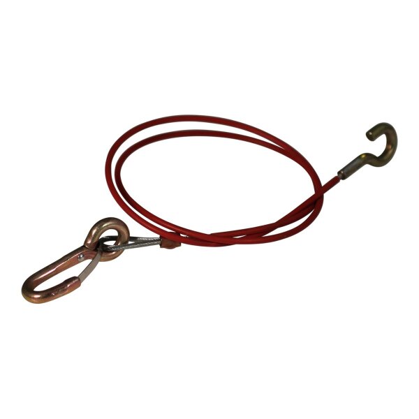 AL-KO Abreißseil 1000mm Rot Karabinerhaken