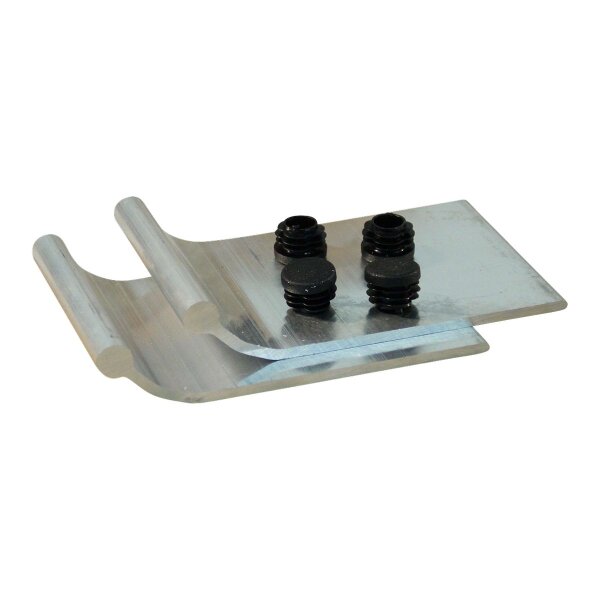 Metalmec Aluminium 2 Bügel + 4 Blockierkappen für Rampensatz