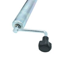 Schwerlast Stützrad Ø60mm 300kg verzinkt Vollgummi