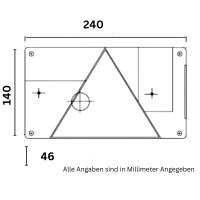 Aspöck Multipoint 1 Lichtscheibe links