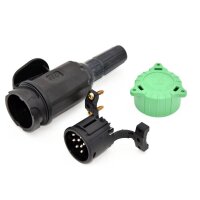 Anhängerstecker 13 pol. mit 8 Pins Doppeltülle...