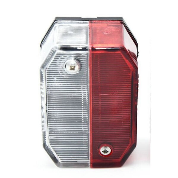 Aspöck Flexipoint 1 rot/weiß Umrissleuchte für PKW-Anhänger