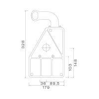 Aspöck Earpoint 1 rechts Rückleuchte mit Positionsleuchte