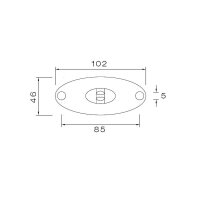 Aspöck Flatpoint 2 Seitenmarkierungsleuchte gelb LED, 0,5m DC-Kabel