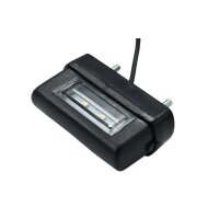 Aspöck Regpoint Small Kennzeichenleuchte LED mit DC-Kabel 800mm, 12/24 Volt