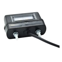 Aspöck Regpoint Small Kennzeichenleuchte LED mit DC-Kabel 800mm, 12/24 Volt