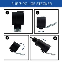 TXP:360 Steckerhalter für 7- & 13-polige Stecker Kunststoff