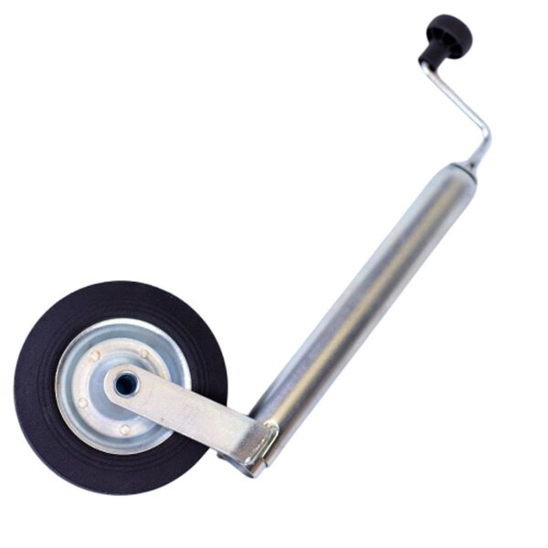 Stützrad Ø48 mm 150 kg verzinkt Vollgummi