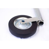 Stützrad Ø48 mm 150 kg verzinkt Vollgummi