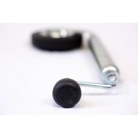 Stützrad Ø48 mm 150 kg verzinkt Vollgummi