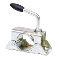 Klemmhalter Ø 48mm Stahl verzinkt mit Knebelschraube