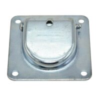 Zurrmulde Zurröse Ring & Feder 800 daN verzinkt 105x105mm