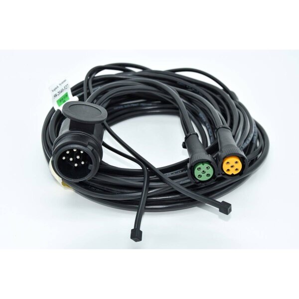 Aspöck Kabelsatz 13 pol., 9 Meter mit 2x DC-Abgang 0,2m