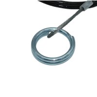 Abreißseil 1 Meter mit Haken und Ring Abreißleine