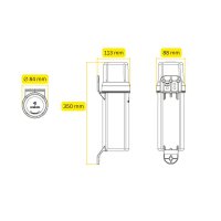 Lokhen Dokumentenbehälter REEL ⌀84mm