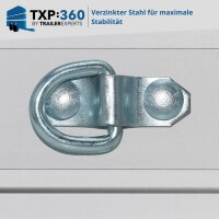 Zurrring Zurrlasche Aufbauring inkl. Schrauben